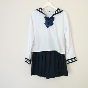 School sailor uniform set -A